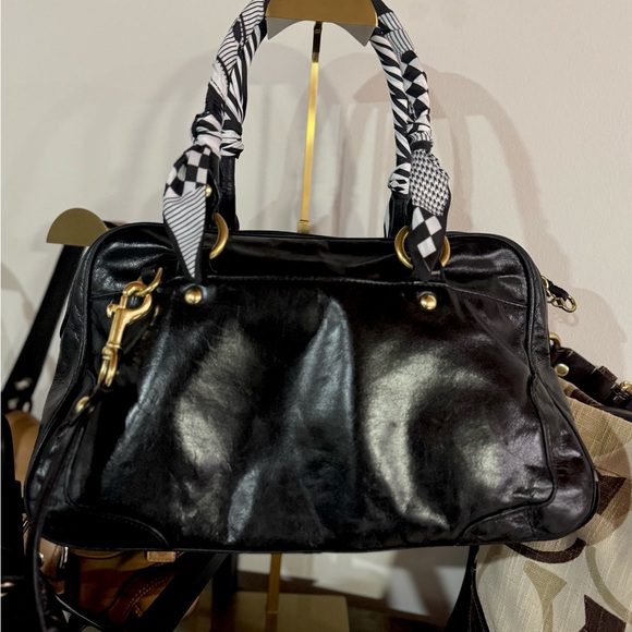 Coach Poppy Black Leather Handbag - Picture 2 of 12